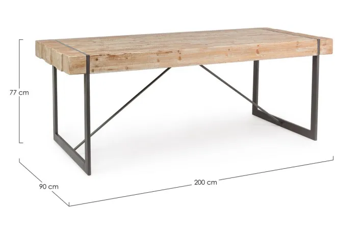 Bizzotto Tavoli>TAVOLO FISSO IN LEGNO - GARRETT