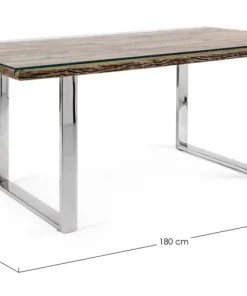 Bizzotto Tavoli>TAVOLO FISSO IN LEGNO 180X90 - STANTON
