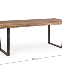Bizzotto Tavoli>TAVOLO FISSO IN LEGNO 220X100 - ELMER