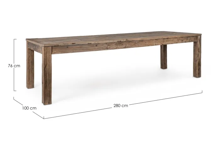 Bizzotto Tavoli>TAVOLO FISSO IN LEGNO 280X100 - KAILY