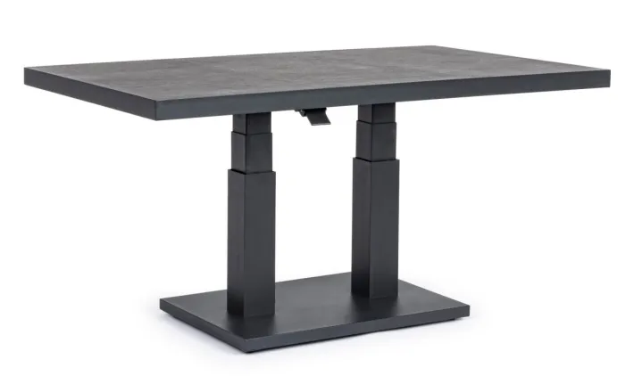 Bizzotto Tavoli>TAVOLO IN ALLUMINIO ANTRACITE JX55 - TRUMAN