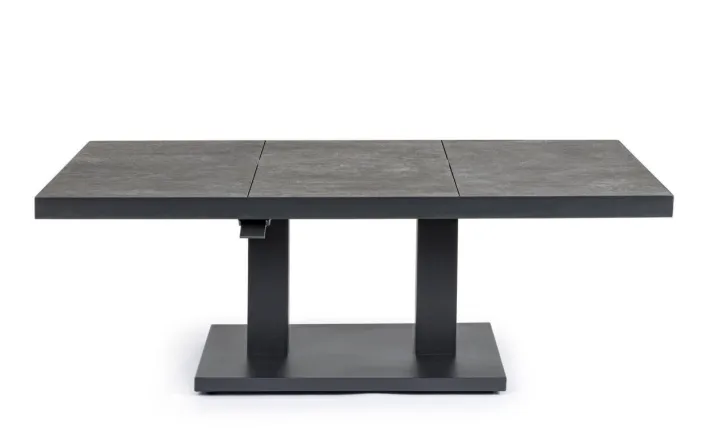 Bizzotto Tavoli>TAVOLO IN ALLUMINIO ANTRACITE JX55 - TRUMAN