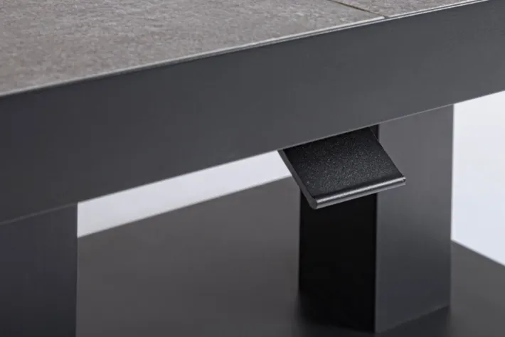 Bizzotto Tavoli>TAVOLO IN ALLUMINIO ANTRACITE JX55 - TRUMAN