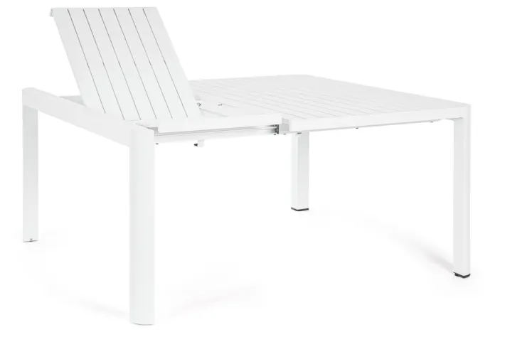 Bizzotto Tavoli>TAVOLO IN ALLUMINIO BIANCO CX21 - KIPLIN