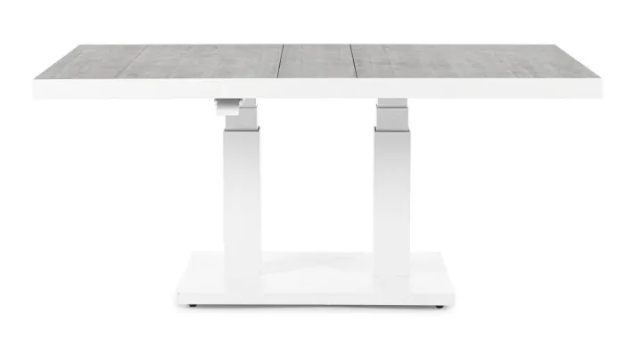 Bizzotto Tavoli>TAVOLO IN ALLUMINIO BIANCO JX11 - TRUMAN