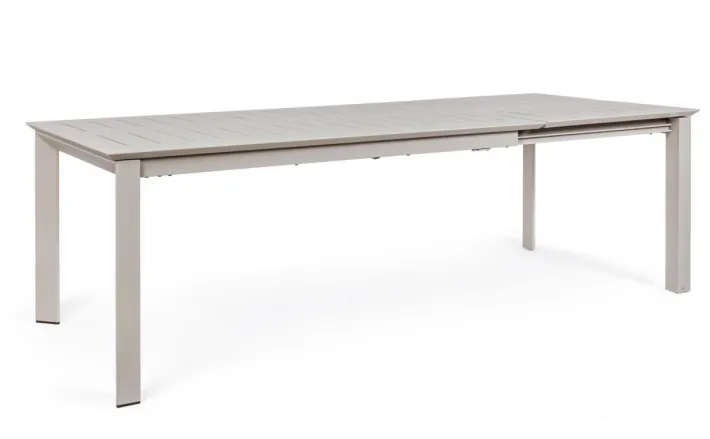 Bizzotto Tavoli>TAVOLO IN ALLUMINIO 160/240X100 - KONNOR RASTIN