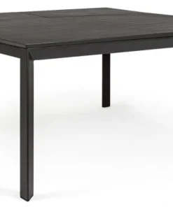 Bizzotto Tavoli>TAVOLO IN ALLUMINIO 110/160X160 ANTRACITE CX23 - KONNOR