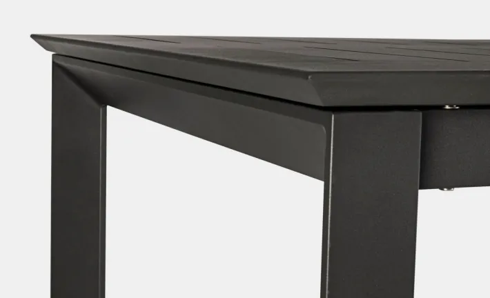Bizzotto Tavoli>TAVOLO IN ALLUMINIO 160/240X100 ANTRACITE CX23 - KONNOR