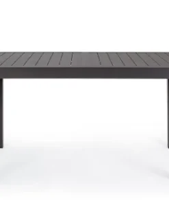 Bizzotto Tavoli>TAVOLO IN ALLUMINIO 135/270X90 ANTRACITE YK13 - PELAGIUS