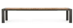 Bizzotto Tavoli>TAVOLO IN ALLUMINIO 253/319/384X110 ANTRACITE GK52 - CAMERON