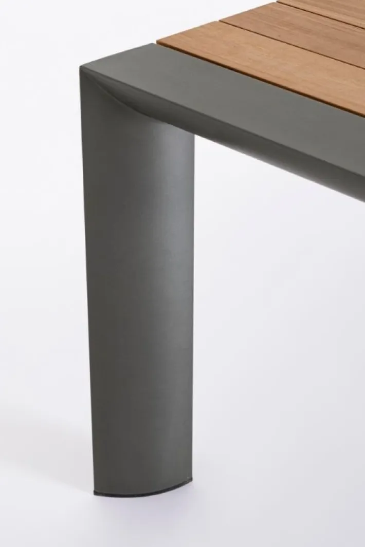 Bizzotto Tavoli>TAVOLO IN ALLUMINIO 253/319/384X110 ANTRACITE GK52 - CAMERON