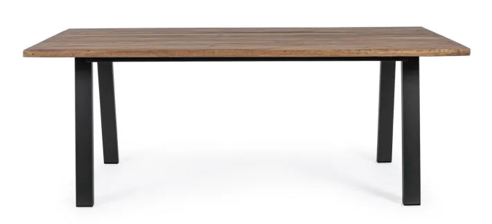 Bizzotto Tavoli>TAVOLO IN LEGNO ANTRACITE 200X100 - OSLO FSC