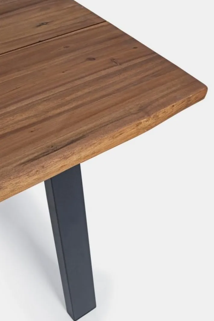 Bizzotto Tavoli>TAVOLO IN LEGNO ANTRACITE 200X100 - OSLO FSC