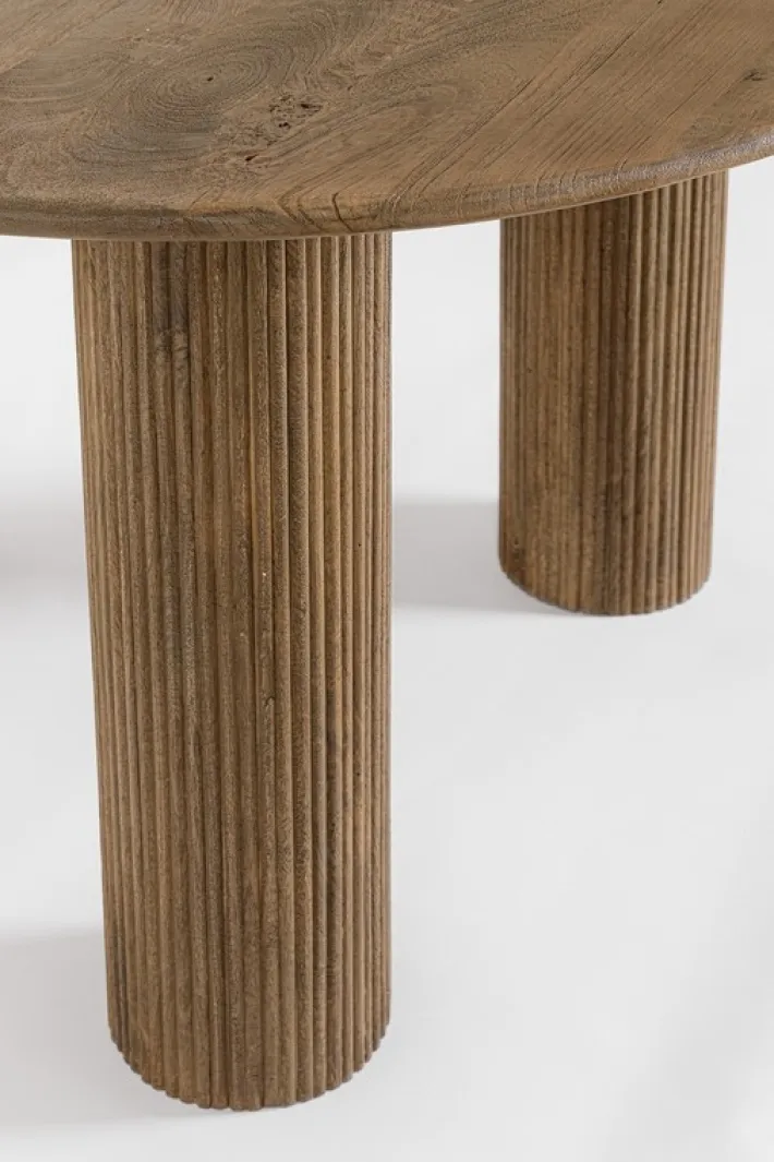 Bizzotto Tavoli>TAVOLO IN LEGNO BROWN D120 - DACCA