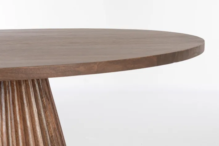 Bizzotto Tavoli>TAVOLO IN LEGNO NATURALE D120 - ORISSA