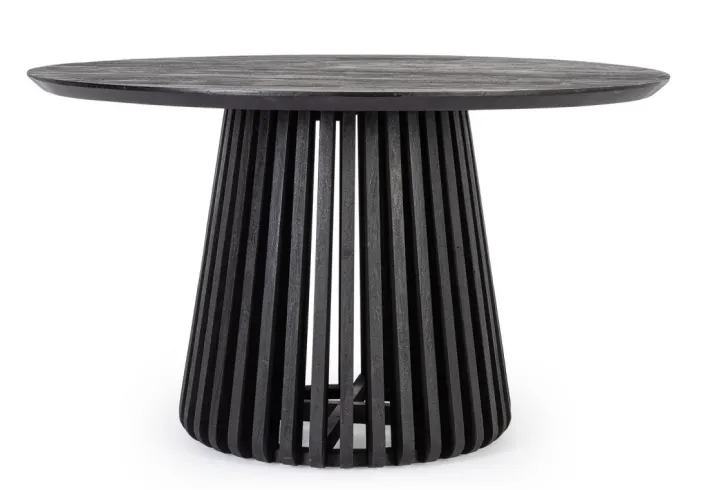 Bizzotto Tavoli>TAVOLO IN LEGNO NERO D130 - ODION