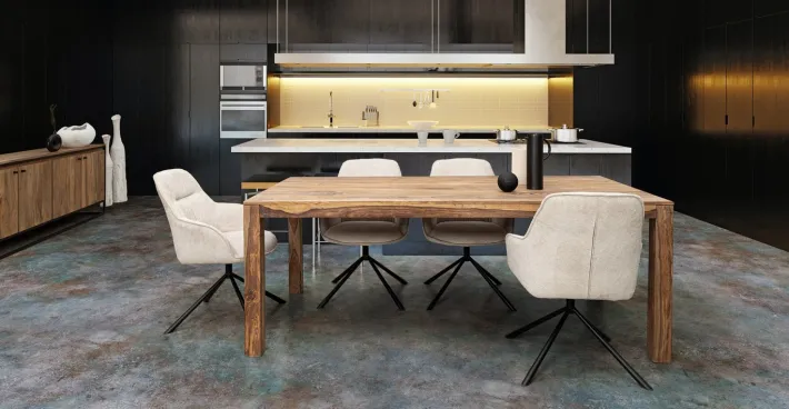 Bizzotto Tavoli>TAVOLO IN LEGNO SHEESHAM 200X100 - NARTAN