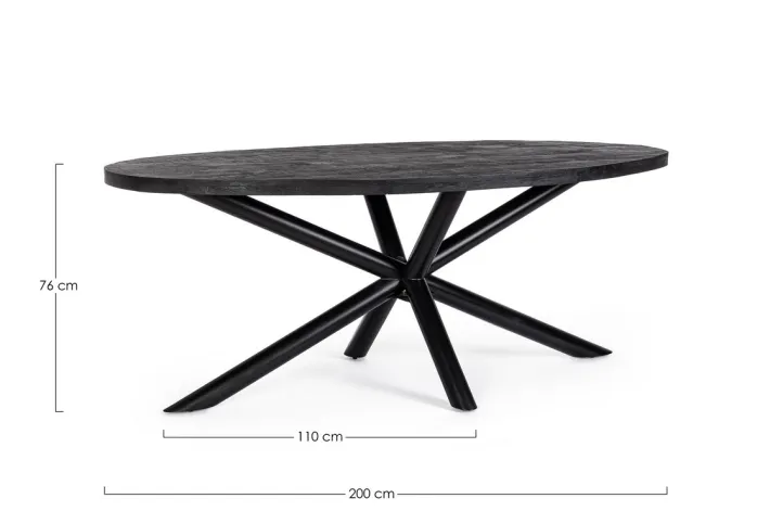 Bizzotto Tavoli>TAVOLO IN LEGNO 200X110 - HASTINGS