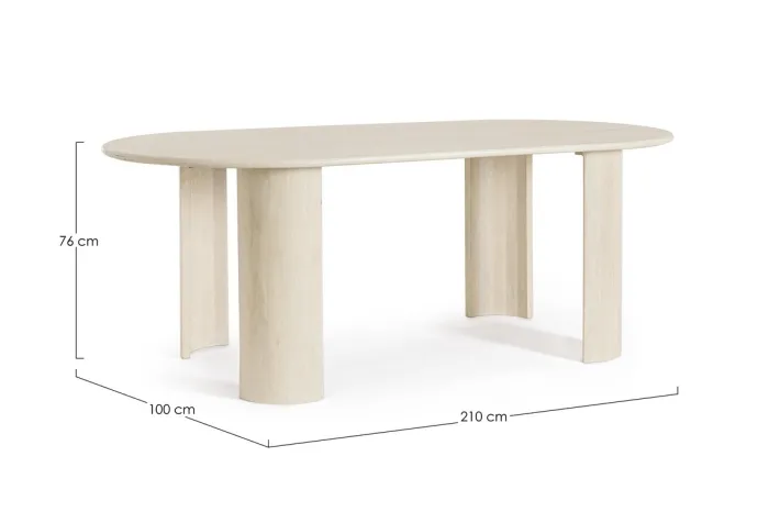 Bizzotto Tavoli>TAVOLO IN LEGNO 210x100 - ORLANDO