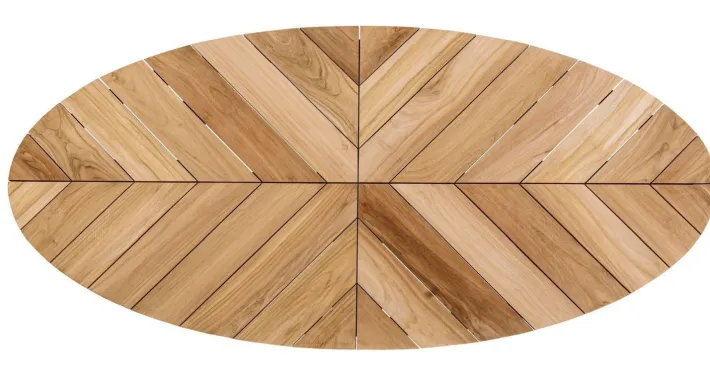 Bizzotto Tavoli>TAVOLO IN TEAK BIANCO RT01 - PALMDALE
