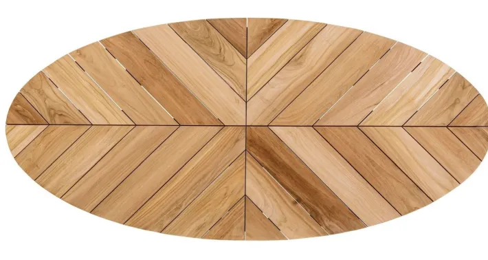 Bizzotto Tavoli>TAVOLO IN TEAK CARBON RT02 - PALMDALE