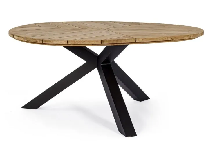 Bizzotto Tavoli>TAVOLO IN TEAK CARBON RT02 - PALMDALE