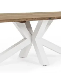 Bizzotto Tavoli>TAVOLO IN TEAK RICICLATO BIANCO PM01 - RAMSEY