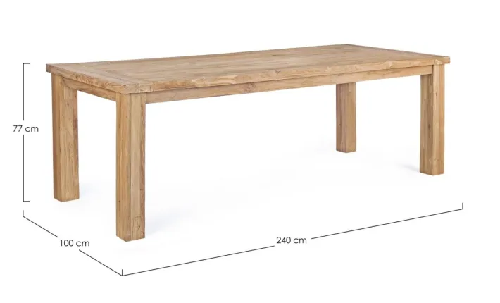 Bizzotto Tavoli>TAVOLO IN TEAK RICICLATO - BOUNTY