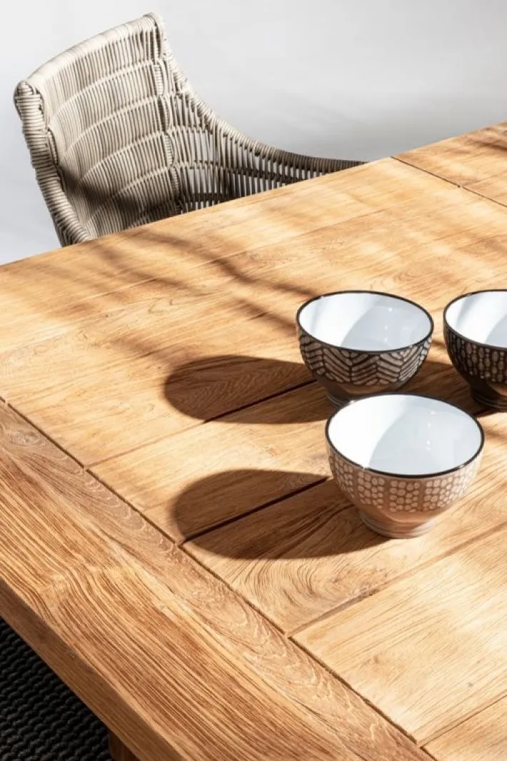 Bizzotto Tavoli>TAVOLO IN TEAK RICICLATO 180/250 - BOUNTY