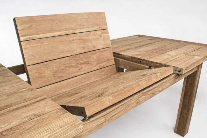 Bizzotto Tavoli>TAVOLO IN TEAK RICICLATO 180/250 - BOUNTY