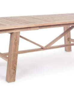 Bizzotto Tavoli>TAVOLO IN TEAK 220/300X100 - MARYLAND