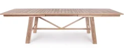 Bizzotto Tavoli>TAVOLO IN TEAK 220/300X100 - MARYLAND