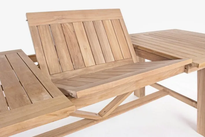 Bizzotto Tavoli>TAVOLO IN TEAK 220/300X100 - MARYLAND