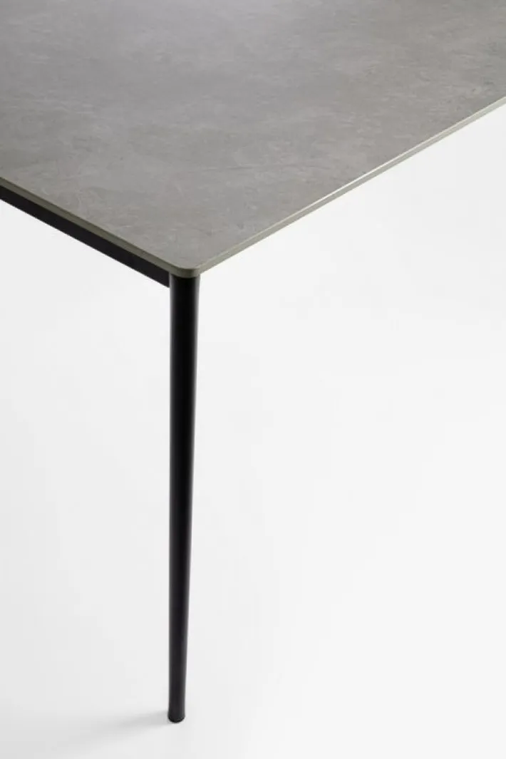 Bizzotto Tavoli>TAVOLO REIJA 180X90 NERO/GRIGIO