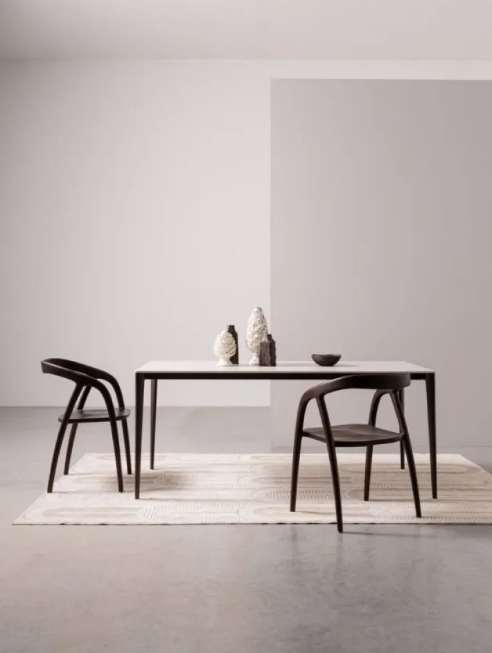 Bizzotto Tavoli>TAVOLO REIJA 180X90 RUST/GRIGIO CHIARO
