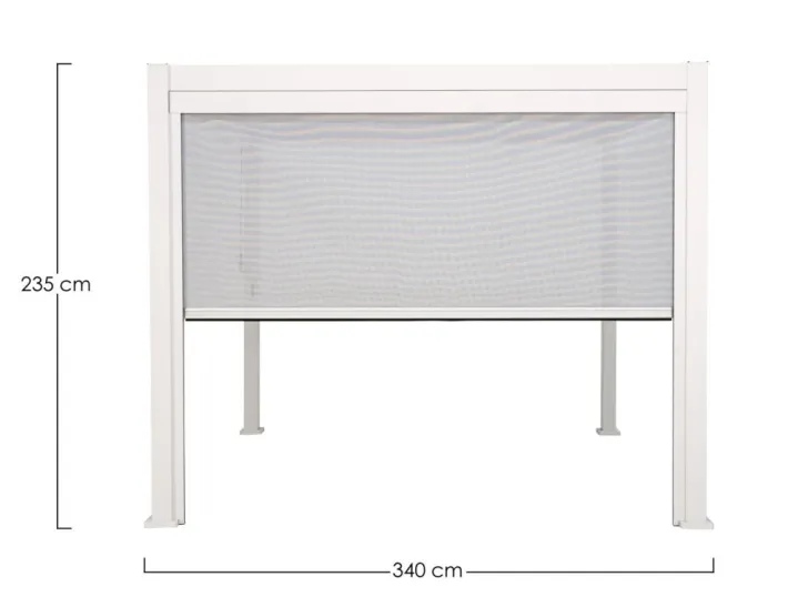 Bizzotto Pergole E Gazebo>TENDA RULLO PERGOLA OCEAN LATO 3.6M BIAN