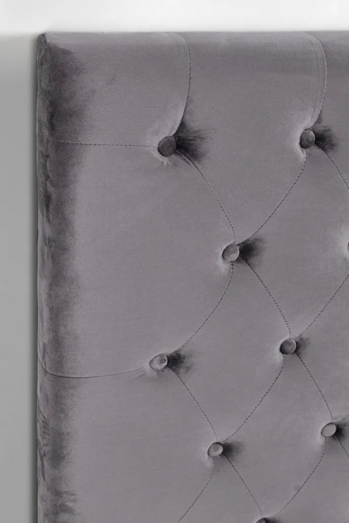 Bizzotto Letti>TESTIERA LETTO IN LEGNO GRIGIO SCURO 160 - CASPAR