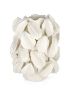 Bizzotto Vasi>VASO CARAMBOLA BIANCO H31
