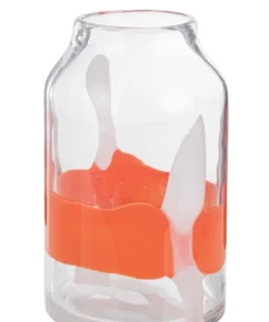 Bizzotto Vasi>VASO ERIDANUS VT ARANCIO BIANCO H24,5