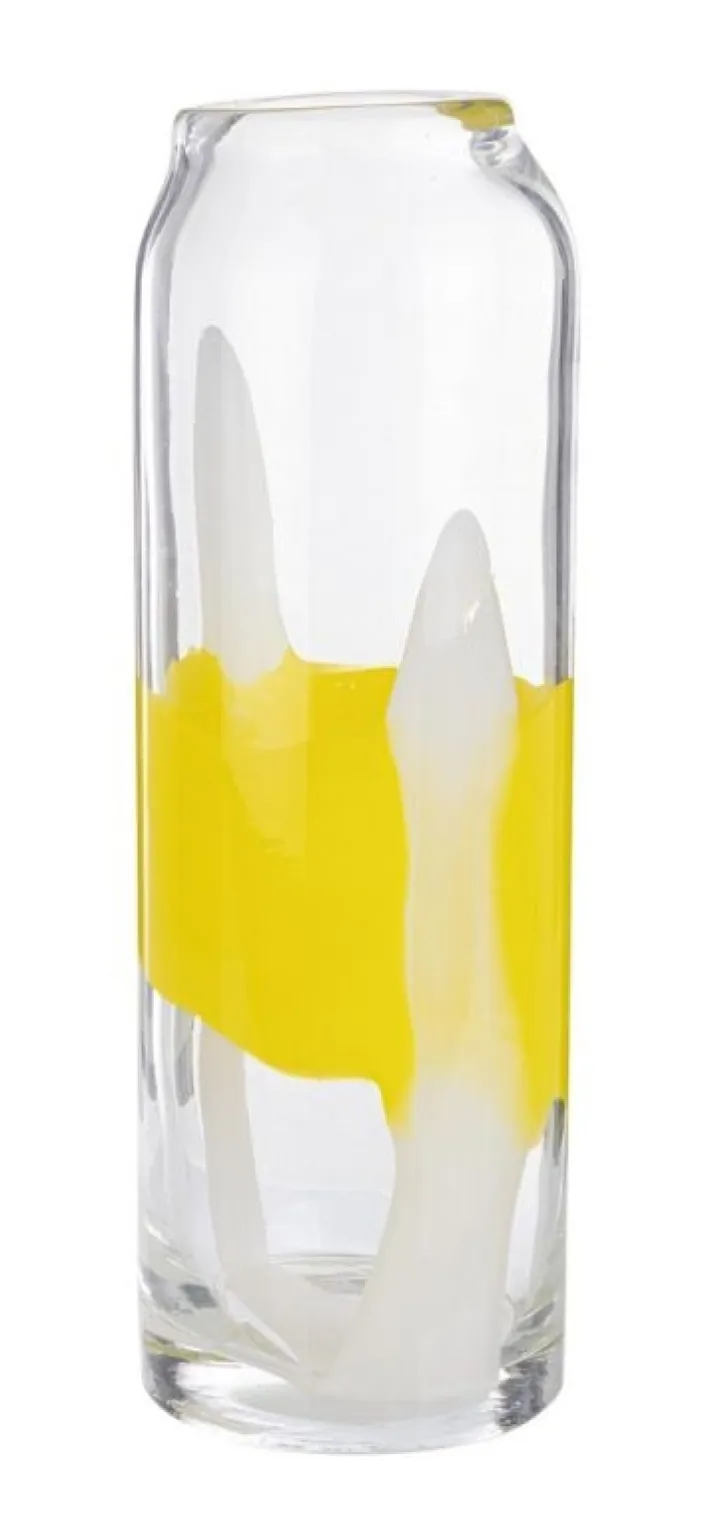 Bizzotto Vasi>VASO ERIDANUS VT GIALLO BIANCO H36