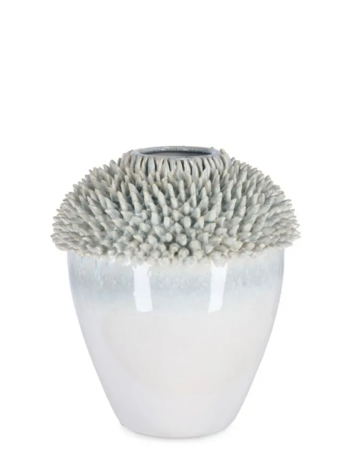 Bizzotto Vasi>VASO IKU BIANCO VERDE H31,5