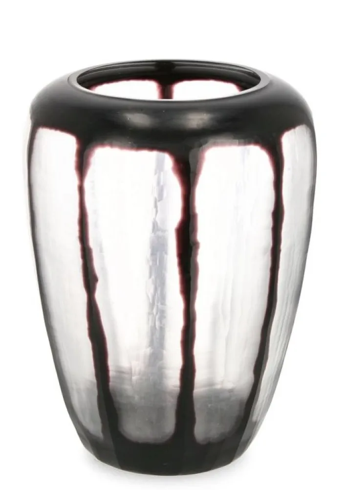 Bizzotto Vasi>VASO KIRINDA SVAS VT TRASPARENT NERO H35