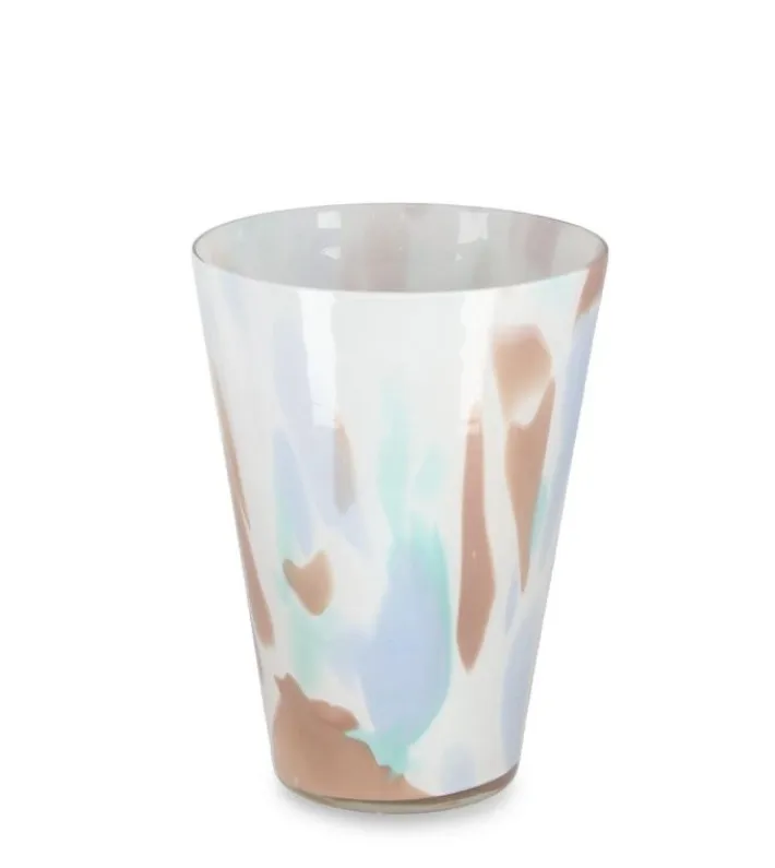 Bizzotto Vasi>VASO MATARA VT AZZURR MARRONE LUCIDO H24