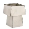 Bizzotto Vasi>VASO NIKOS QUADRATO ALTO BIANCO H25