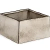 Bizzotto Vasi>VASO NIKOS QUADRATO BASSO BIANCO H11