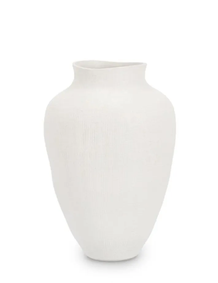 Bizzotto Vasi>VASO PAPYRUS BIANCO H29,8