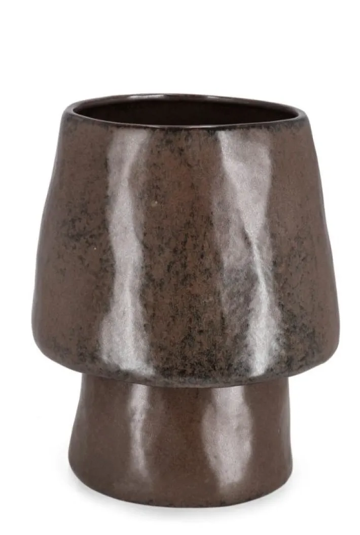 Bizzotto Vasi>VASO PAVLOS MARRONE H33,5