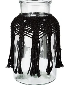 Bizzotto Vasi>VASO PERUVIAN CIL NERO H25