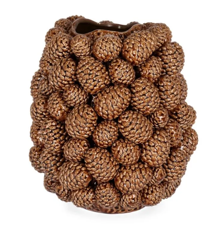 Bizzotto Vasi>VASO PIGNA MARRONE H37,5
