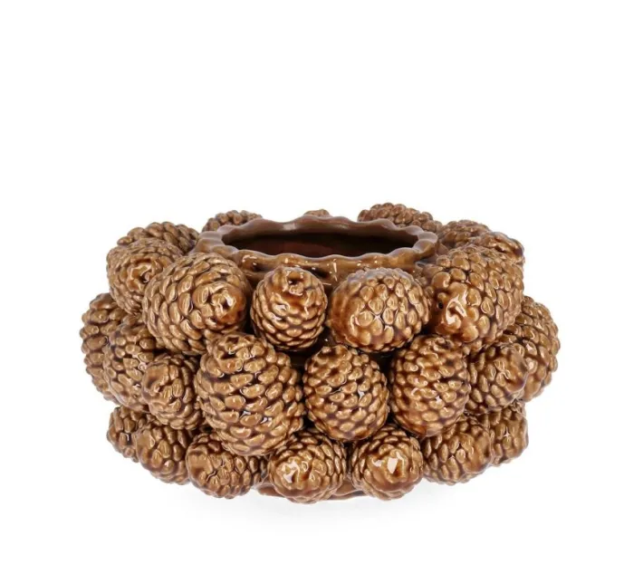 Bizzotto Vasi>VASO PIGNA MARRONE H15